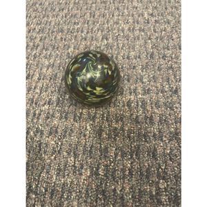 Glass art-Marbled Round Paperweight